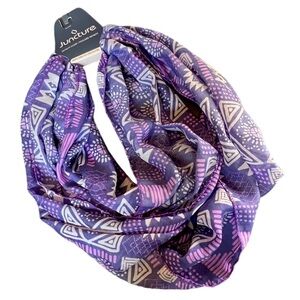 Purple Infinity Scarf, 68 x 10”, NWT
